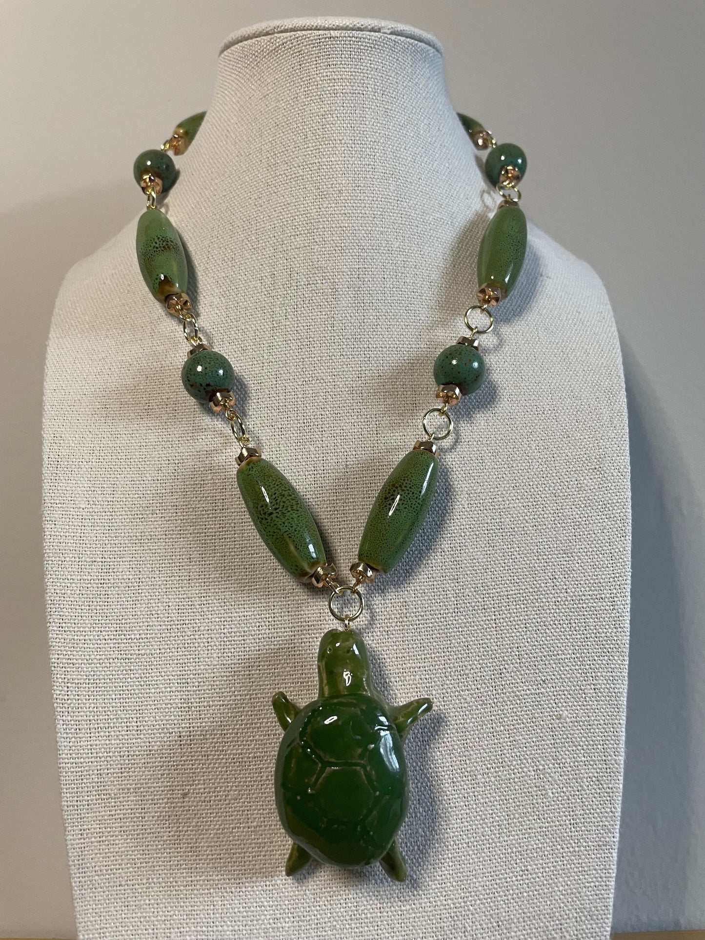 Ceramic Turtle Necklace