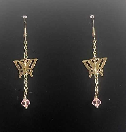 Chain Butterfly Earrings