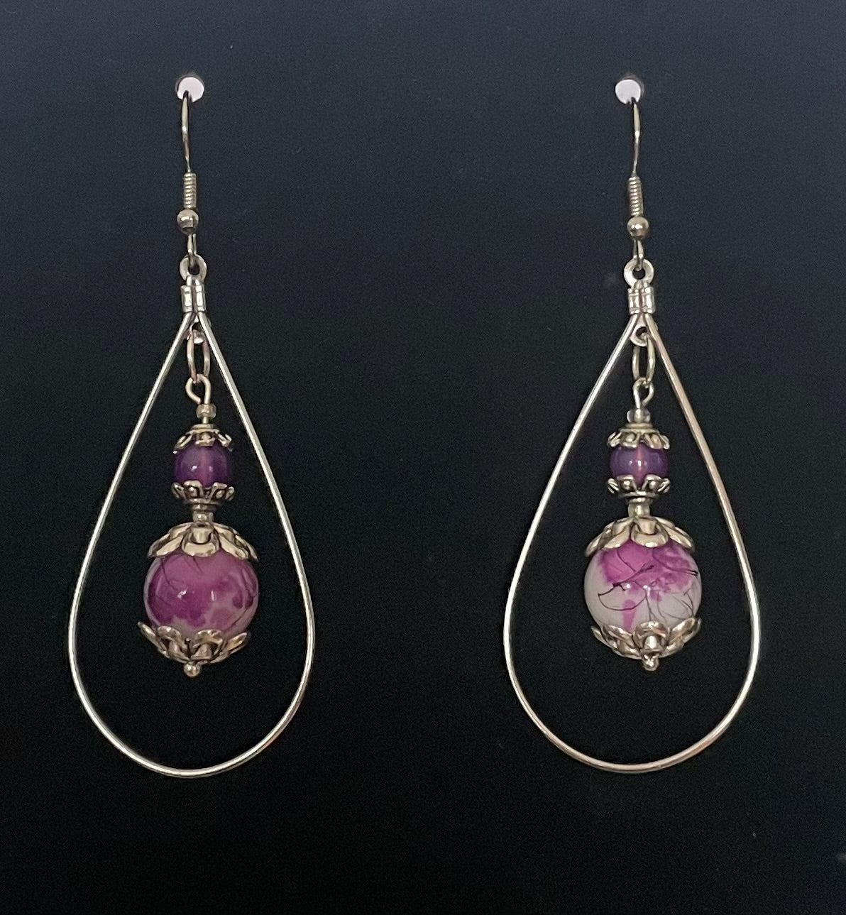 Framed Dangly Earrings