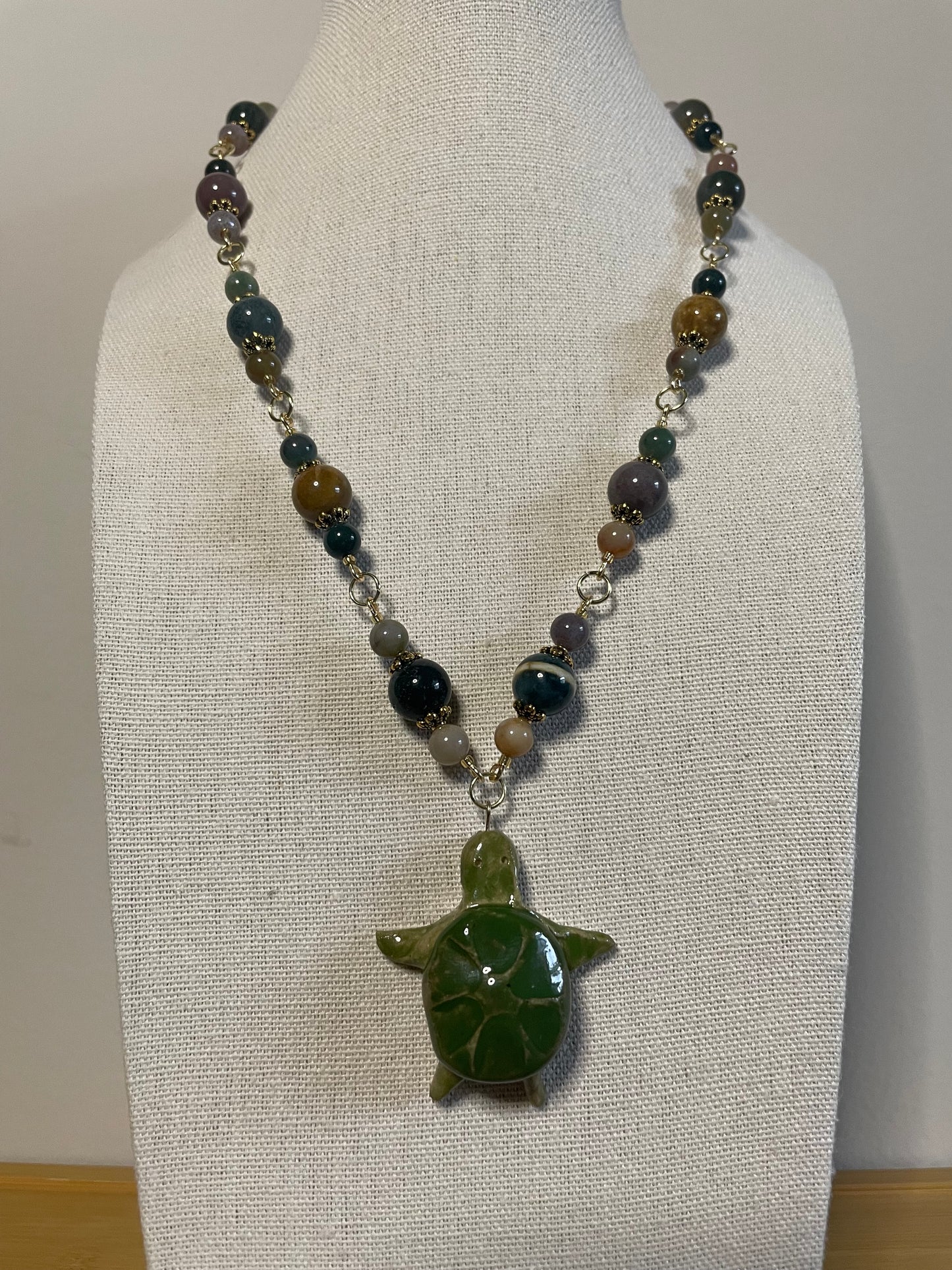 Ceramic Turtle Necklace