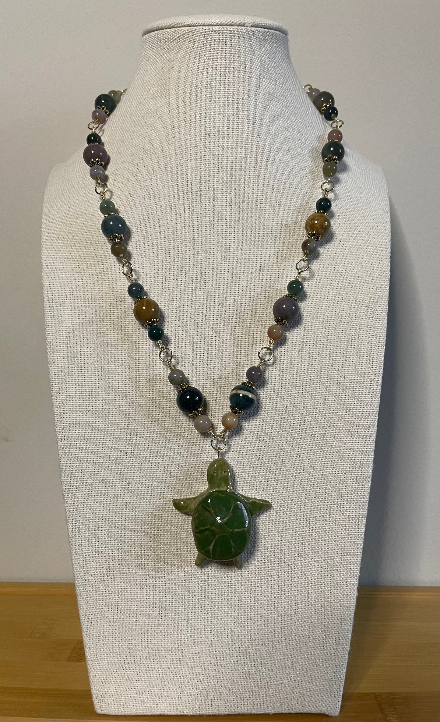 Ceramic Turtle Necklace